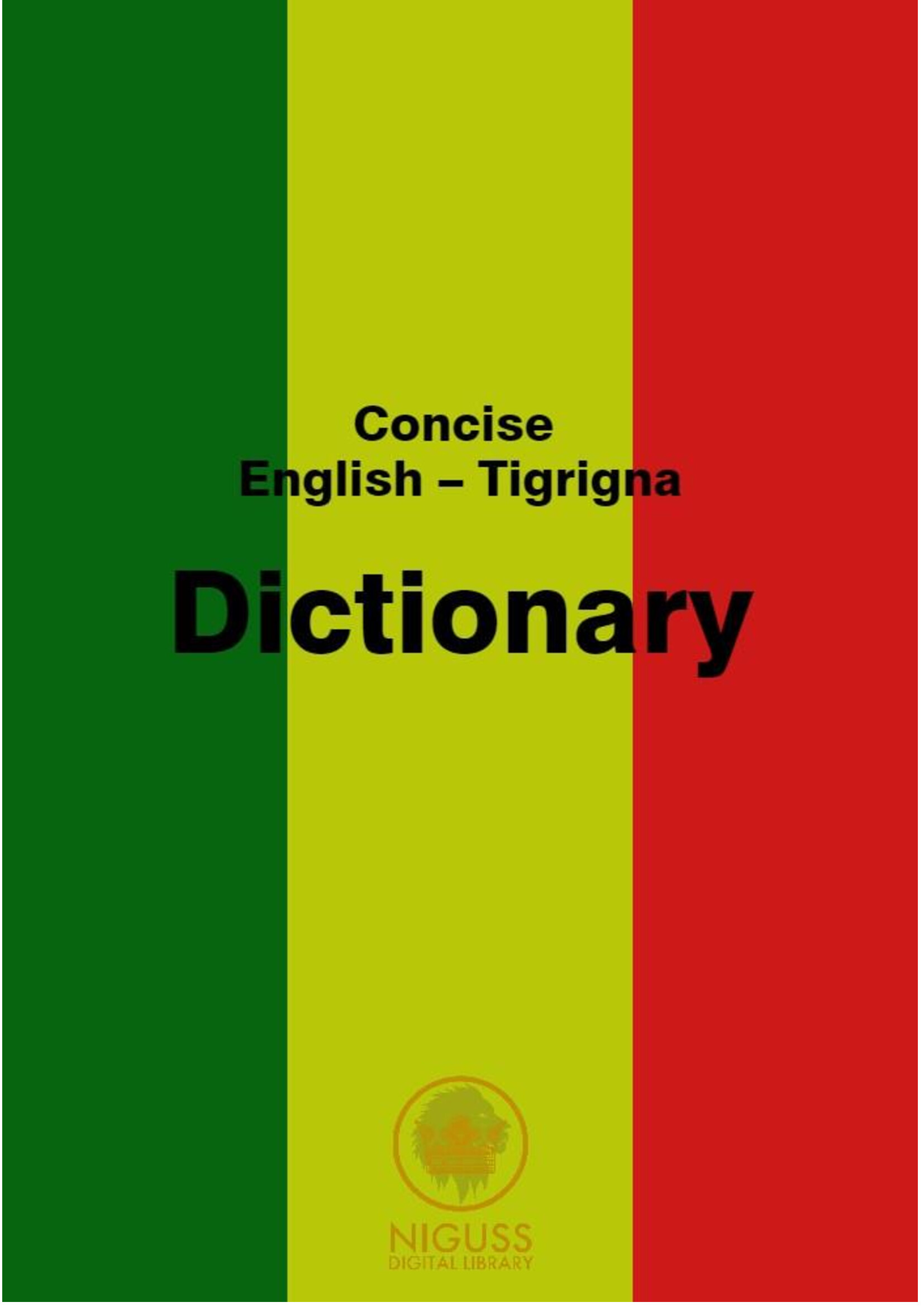 Cover of Concise English-Tigrinya Dictionary